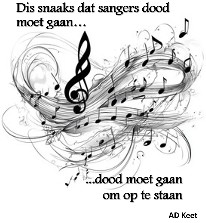 Toonsettings van AD Keet se Gedigte